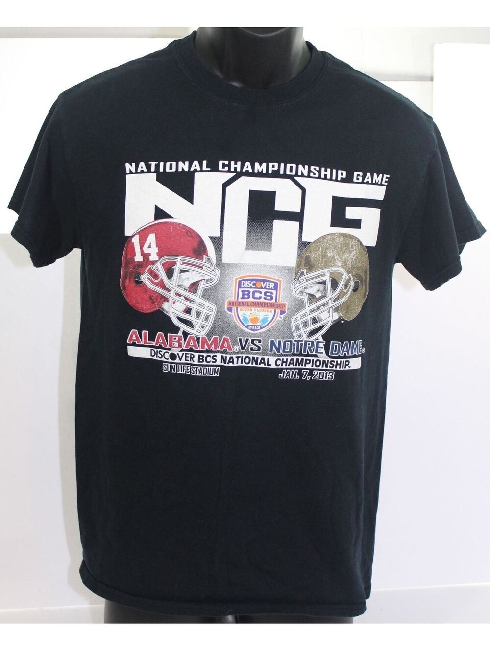 Nike Alabama Crimson Tide 2013 Orange Bowl National Championship T Shirt Small